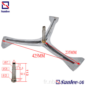 Support de tambour de machine à laver à chargement frontal